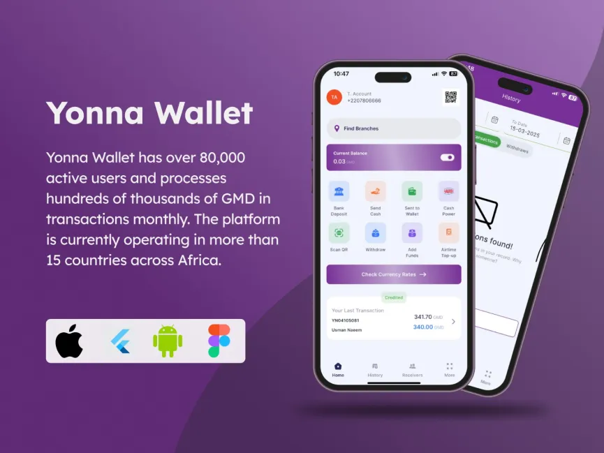 Yonna Wallet || Mobile App for Secure Wallet & Remittance